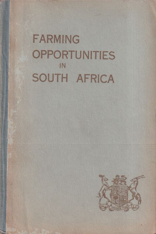 Railways,S.A.+Harbours Admin  Farming opportunities in the Union of south Afrika 