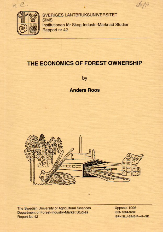 Roos,Anders  The economics of forest ownership 