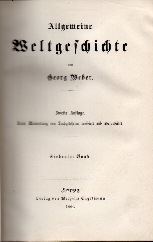 Weber,Georg  Geschichte des Mittelalters Dritter Theil 
