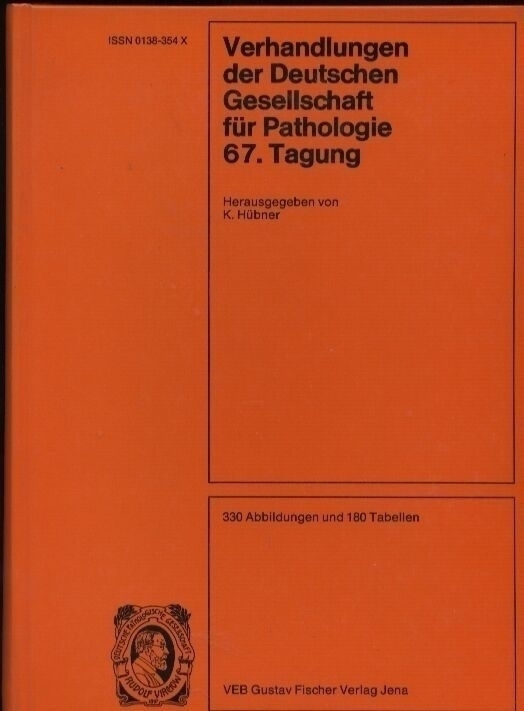 Hübner,K. (Hsg.)  Verhandlungen der Deutschen Gesellschaft für Pathologie 