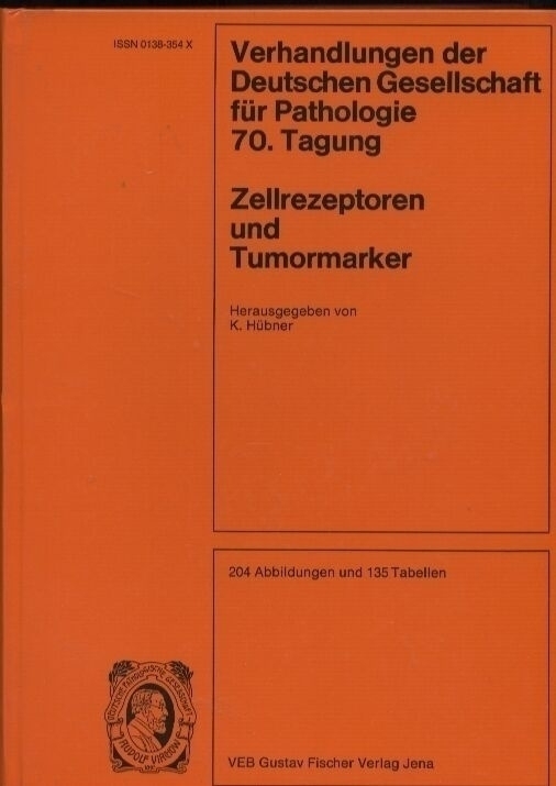 Hübner,K. (Hsg.)  Verhandlungen der Deutschen Gesellschaft für Pathologie 