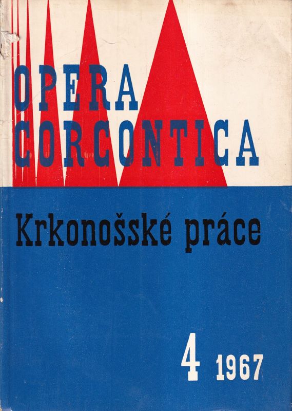 Opera Corgcontica  Opera Corcontica Krkonosske prace 1967 Heft 4 