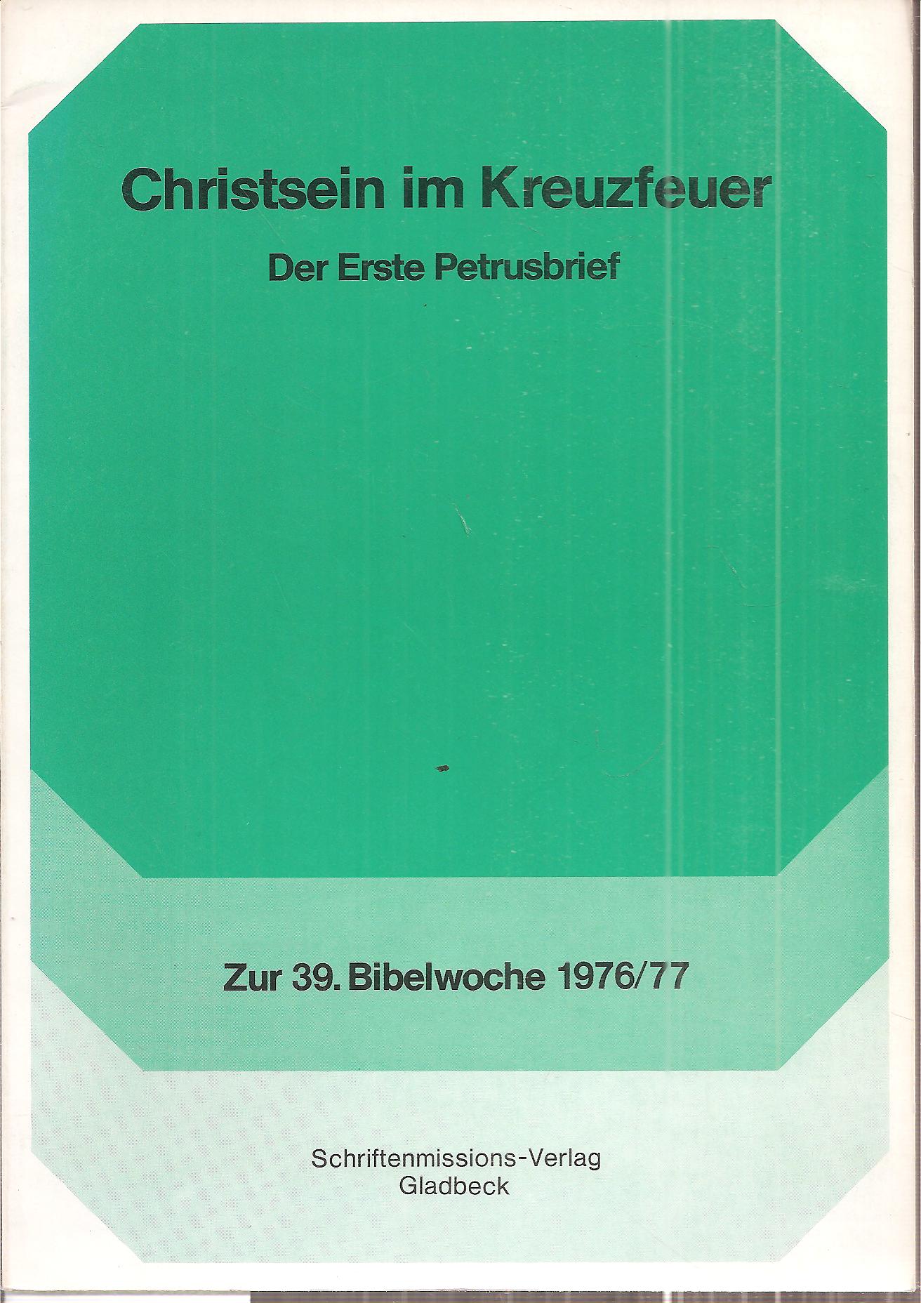 Schierse,Franz Joseph  Christsein im Kreuzfeuer 