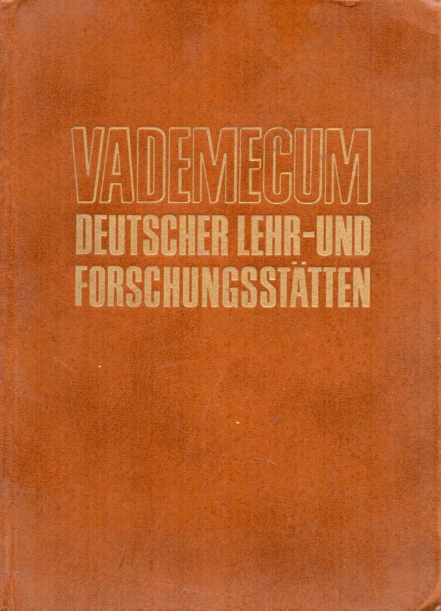 Vademecum  Deutscher Lehr-und Forschungsstätten-VDLF 