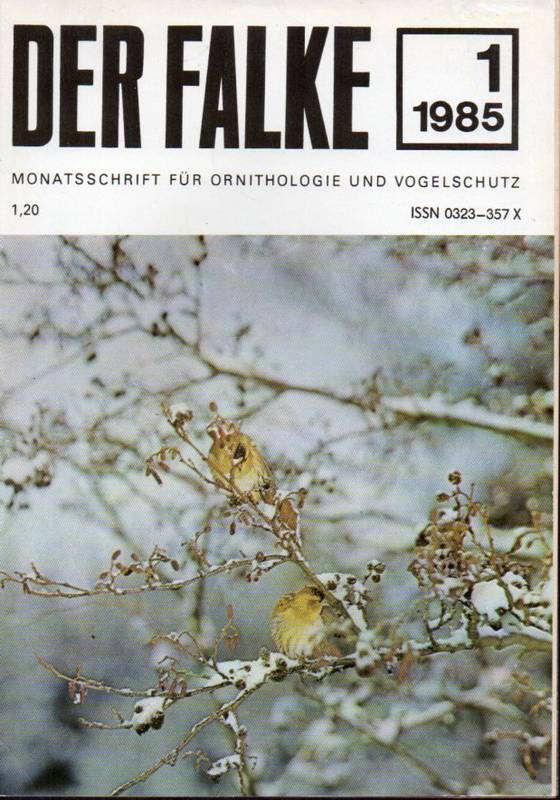 Der Falke  Der Falke 32.Jahrgang 1985.Hefte 1,2 und 3 (3 Hefte) 