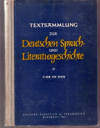 Livescu,Jean+Sevilla Baer-Tomosoiu+weitere  Textsammlung zur Deutschen Sprach- und Literaturgeschichte.Bd. 4 