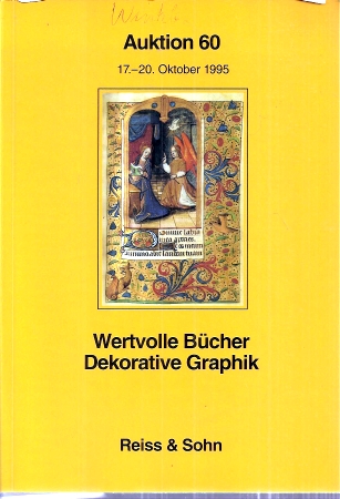 Reiss & Sohn  Auktion 60 vom 17.-20. Oktober 1995 