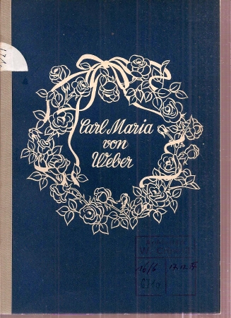 Daube,Otto  Carl Maria von Weber Heft 1 Schülerheft 