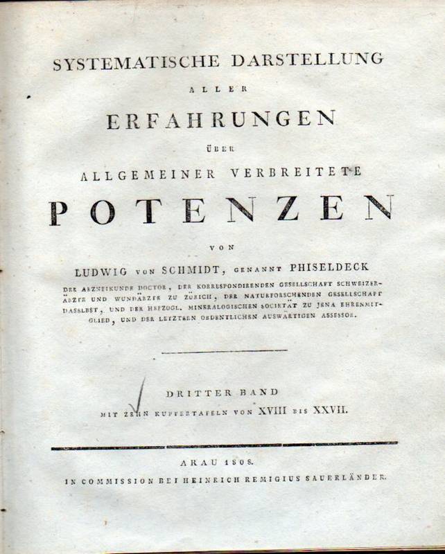 Schmidt,Ludwig von  Systematische Darstellung aller Erfahrungen über allgemeiner 