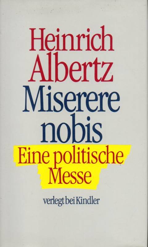 Albertz,Heinrich  Miserere nobis 