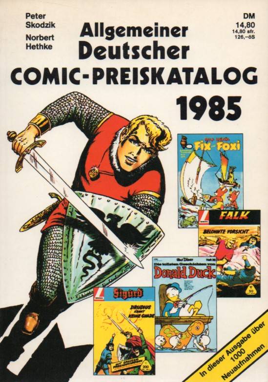 Skodzik,Peter+Norbert Hethke  Allgemeiner Deutscher Comic-Preiskatalog 1985 