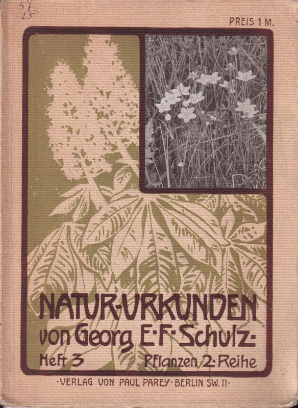 Schulz,Georg E.F.  Natur-Urkunden.  Heft 3:Pflanzen 2.Reihe 