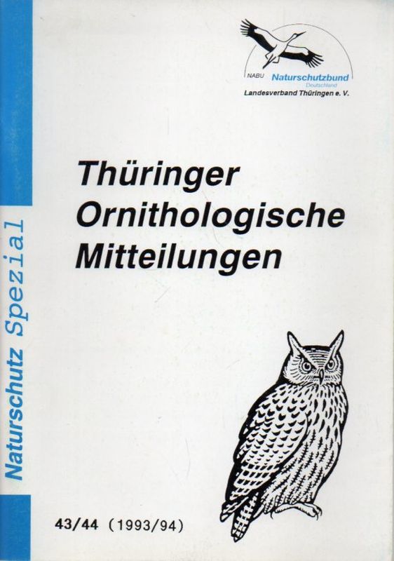 Thüringen  Thüringer Ornithologische Mitteilungen 