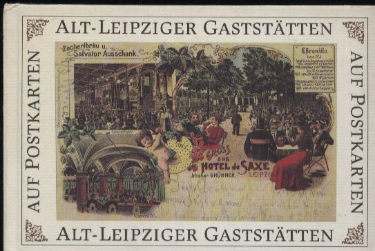 Valentin,D.+R.Zimmermann  Alt-Leipziger Gaststätten auf Postkarten 
