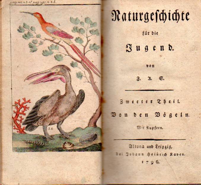 F.A.G.  Naturgeschichte für die Jugend.2.Theil:Von den Vögeln 