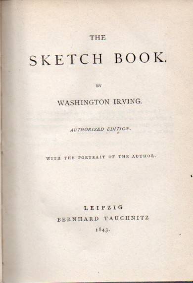 Irving,Washington  The Sketch Book 
