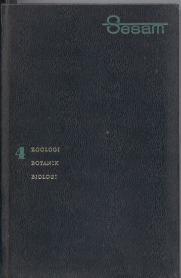 Sesam.Systematisk Leksikon  4.Zoologi Botanik Biologi 