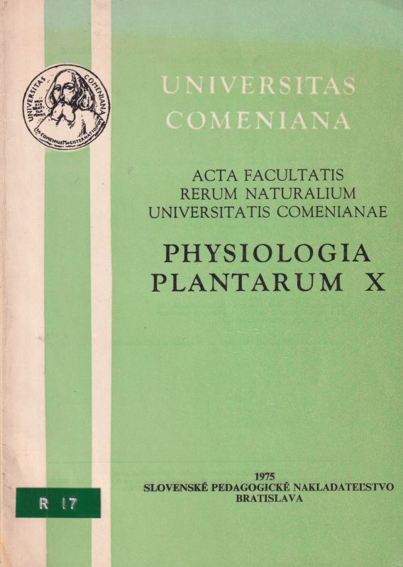 Herich,Rudolf(Hrg.)  Physioligia Plantarum X 