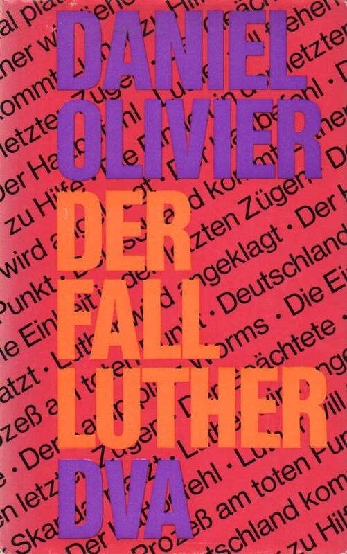 Olivier,Daniel  Der Fall Luther 