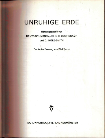 Brunsden,Denys+John C.Doornkamp+weitere  Unruhige Erde 