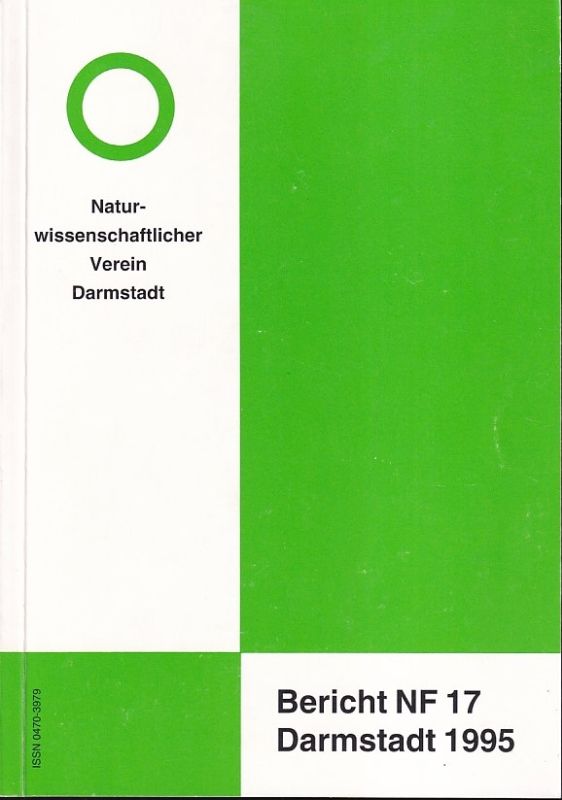 Naturwissenschaftlicher Verein Darmstadt  Bericht NF 17 Darmstadt 1995 