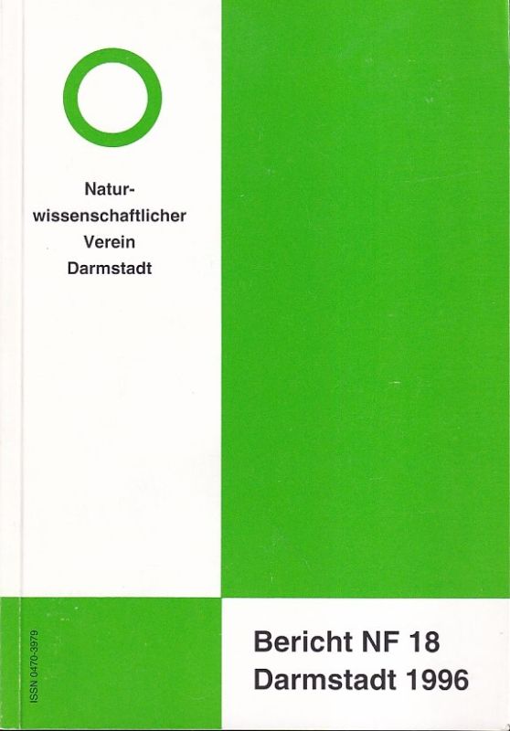 Naturwissenschaftlicher Verein Darmstadt  Bericht NF 18 Darmstadt 1996 