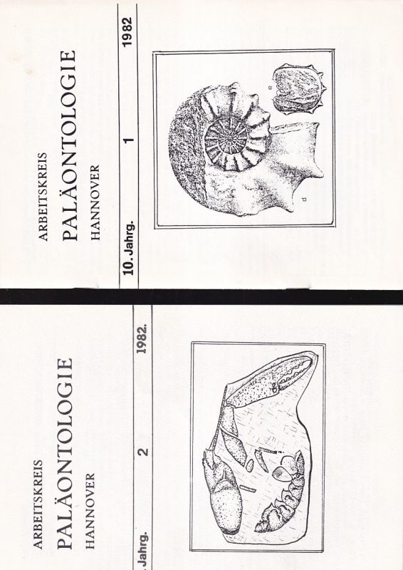 Arbeitskreis Paläontologie Hannover  Arbeitskreis Paläontologie Hannover 10.Jahrgang 1982 Heft 1 bis 6 