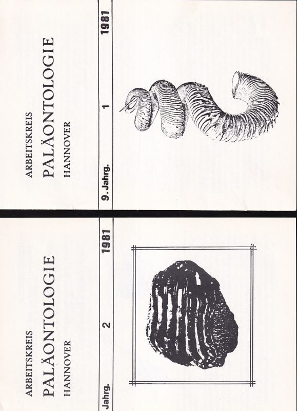 Arbeitskreis Paläontologie Hannover  Arbeitskreis Paläontologie Hannover 9.Jahrgang 1981 Heft 1 bis 6 