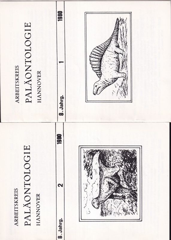 Arbeitskreis Paläontologie Hannover  Arbeitskreis Paläontologie Hannover 8.Jahrgang 1980 Heft 1 bis 5/6 