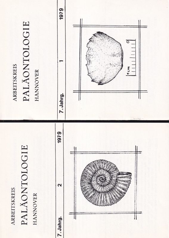 Arbeitskreis Paläontologie Hannover  Arbeitskreis Paläontologie Hannover 7.Jahrgang 1979 Heft 1 bis 6 