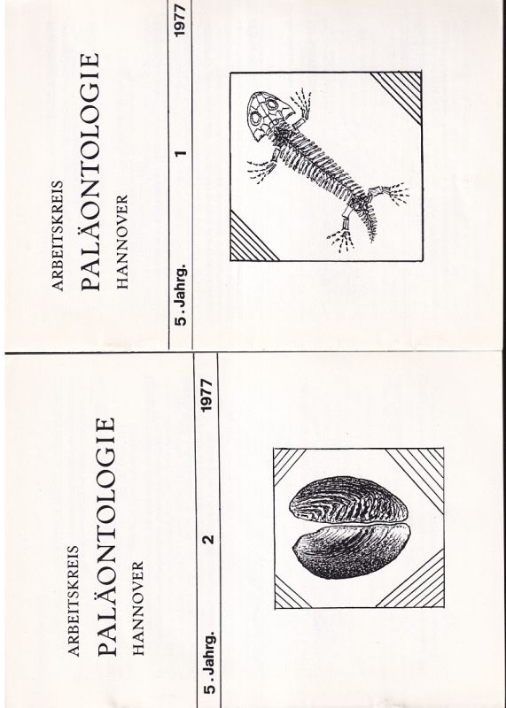 Arbeitskreis Paläontologie Hannover  Arbeitskreis Paläontologie Hannover 5.Jahrgang 1977 Heft 1 bis 6 