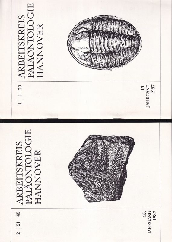 Arbeitskreis Paläontologie Hannover  Arbeitskreis Paläontologie Hannover 15.Jahrgang 1987 Heft 1 bis 6 