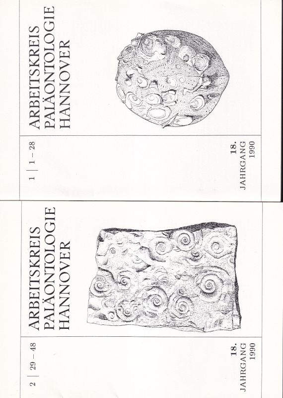 Arbeitskreis Paläontologie Hannover  Arbeitskreis Paläontologie Hannover 18.Jahrgang 1990 Heft 1 bis 6 