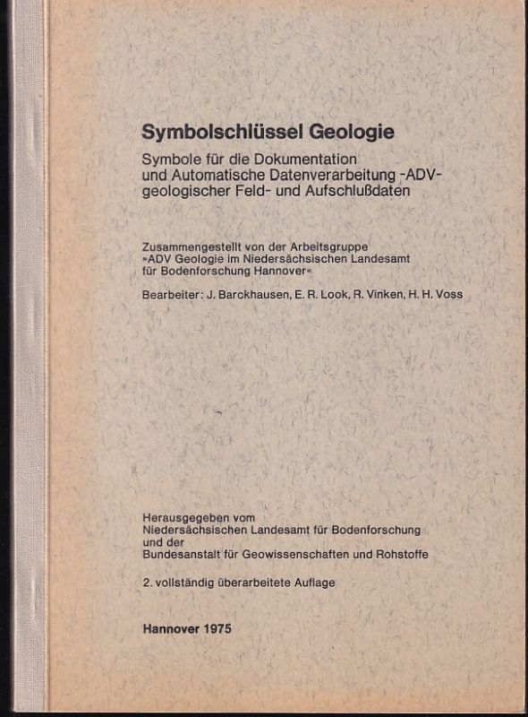 Niedersächsisches Landesamt für Bodenforschung  Symbolschlüssel Geologie 