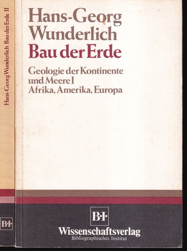 Wunderlich,Hans-Georg  Bau der Erde Band 1 und 2 (2 Bände) 