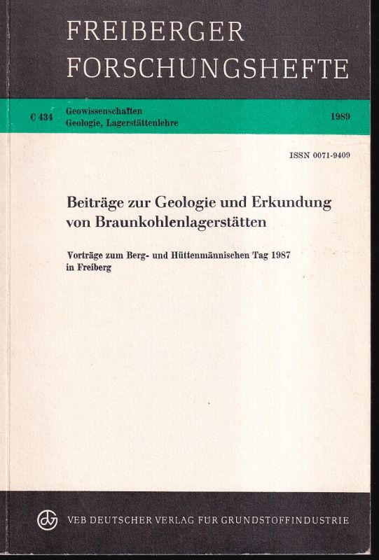 Vulpius,R.  Beiträge zur Geologie und Erkundung von Braunkohlenlagerstätten 