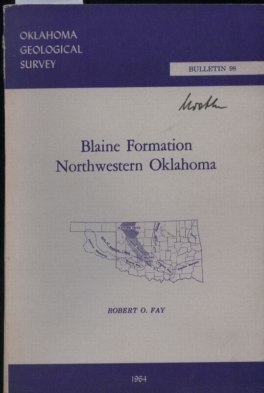 Fay,Robert O.  Blaine Formation Northwestern Oklahoma 