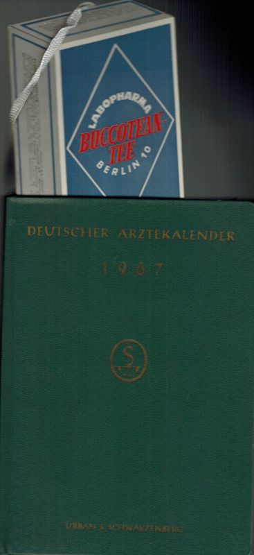 Deutscher Ärztekalender  Deutscher Ärztekalender 40.Jahrgang 1967 