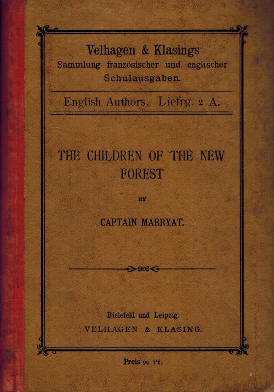 Captain Marryat  The Children of the New Forest 