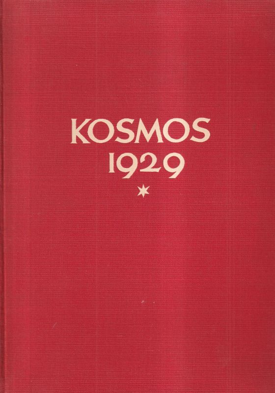 Kosmos  Kosmos 26.Jahrgang 1929 
