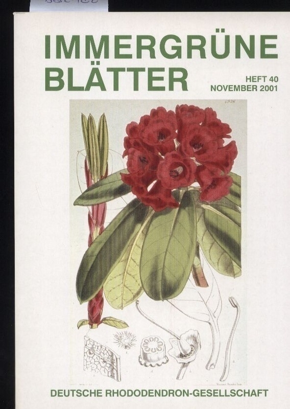 Immergrüne Blätter  Heft 40,November 2001 