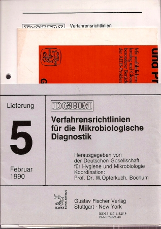 Opferkuch,W.  Verfahrensrichtlinien für die Mikrobiologische Diagnostik Lieferung 5 