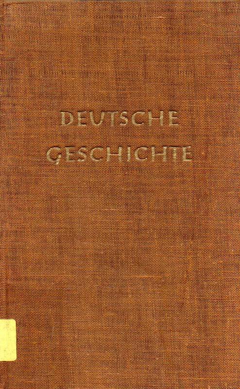 Tenbrock,Robert Hermann  Deutsche Geschichte von den Anfängen bis 1945 