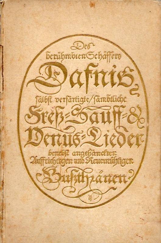 Holz,Arno  Dafnis.Lyrisches Porträt aus dem 17. Jahrhundert 