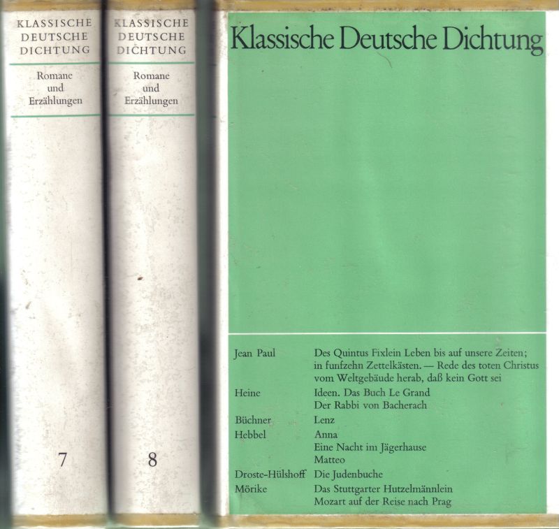 Martini,Fritz und Walter Müller-Seidel  Klassische Deutsche Dichtung in 22 Bänden (alles erschienene) 