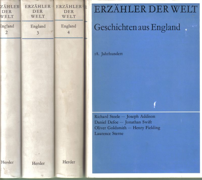 Erzähler der Welt  Geschichten und Novellen aus England 18.bis 20.Jahrhundert 