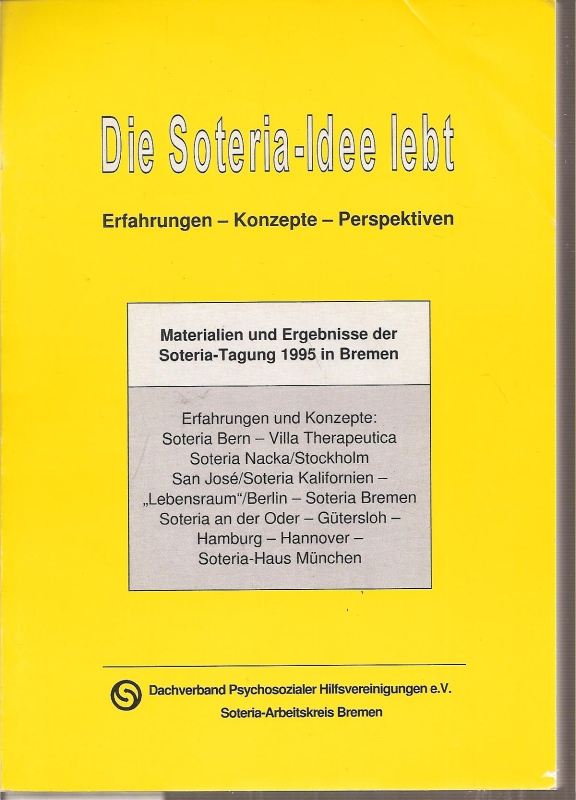 Brill,Karl Ernst (Hsg.)  Die Soteria-Idee lebt 