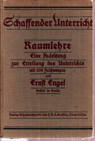 Engel,Ernst  Raumlehre 