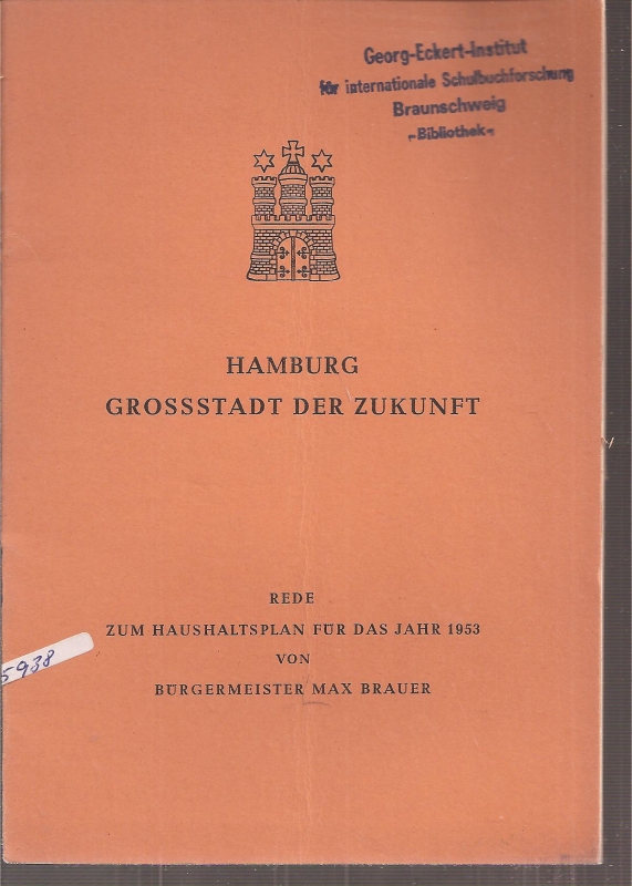 Brauer,Max  Hamburg Grossstadt der Zukunft 