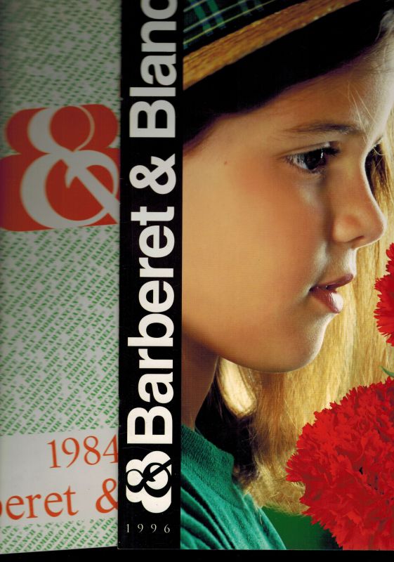 Barberet & Blanc  5 Kataloge über Nelken und Gerbera 1978, 1984, 1986, 1987 und 1996 